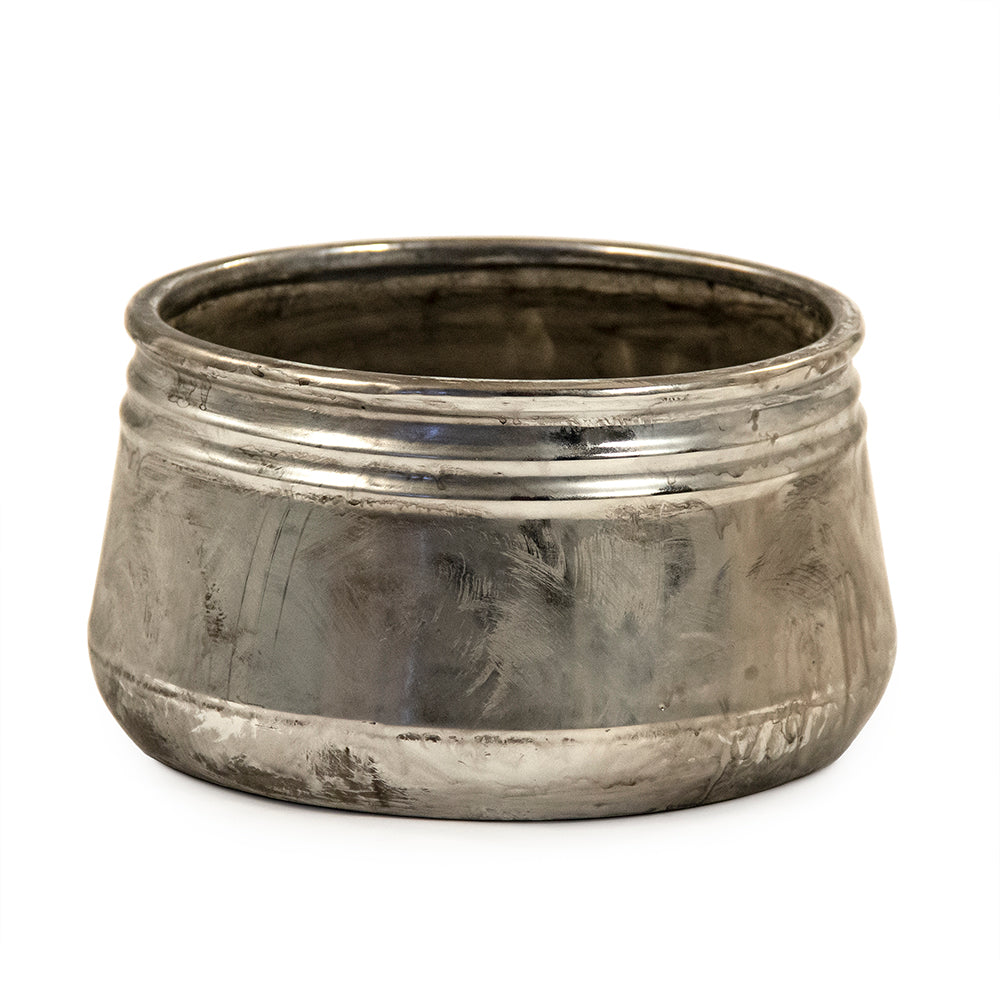 Distressed Metallic Bowl