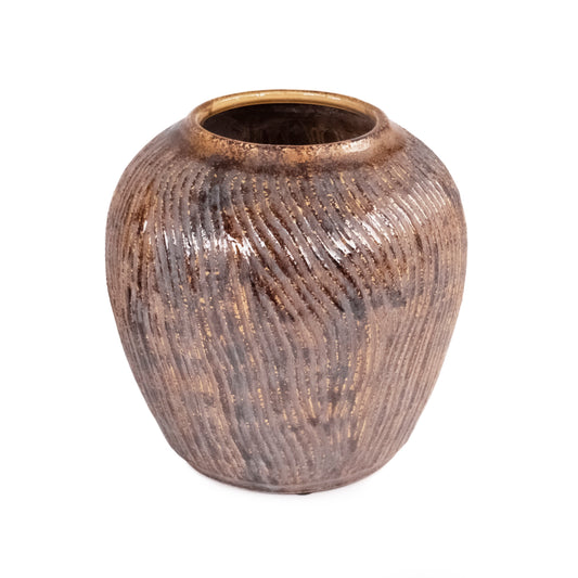 Distressed Textured Vase (16709S B93)