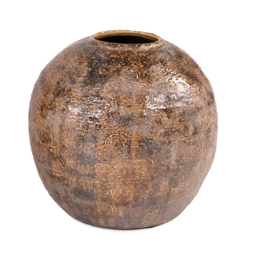 Distressed Textured Vase (16799S B93)