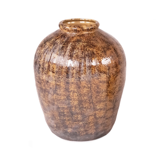 Distressed Textured Vase (16800L B93)