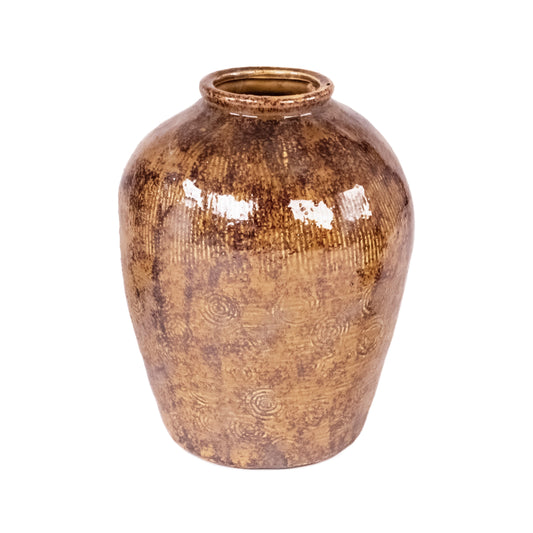 Distressed Textured Vase (16800M B93)