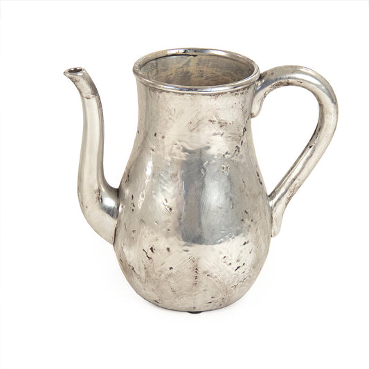 Distressed Metallic Pitcher