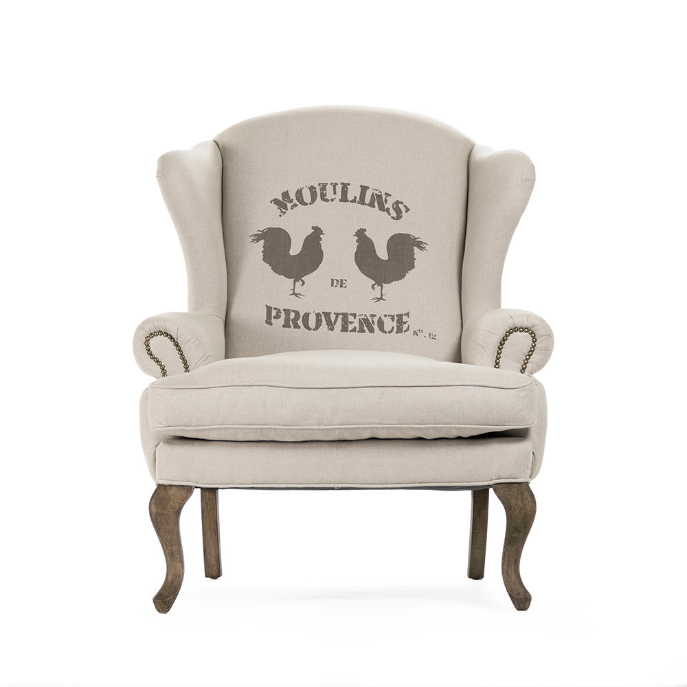 Zacharie Wingback Chair