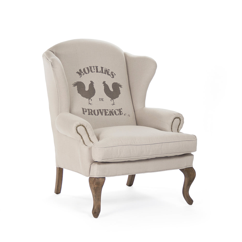 Zacharie Wingback Chair