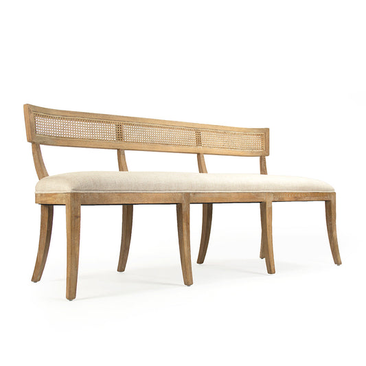 Carvell Cane Back Bench