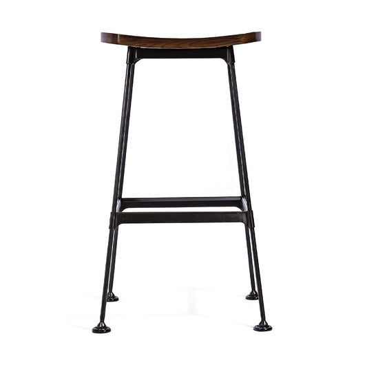 Arthur Bar Stool w Wooden Seat