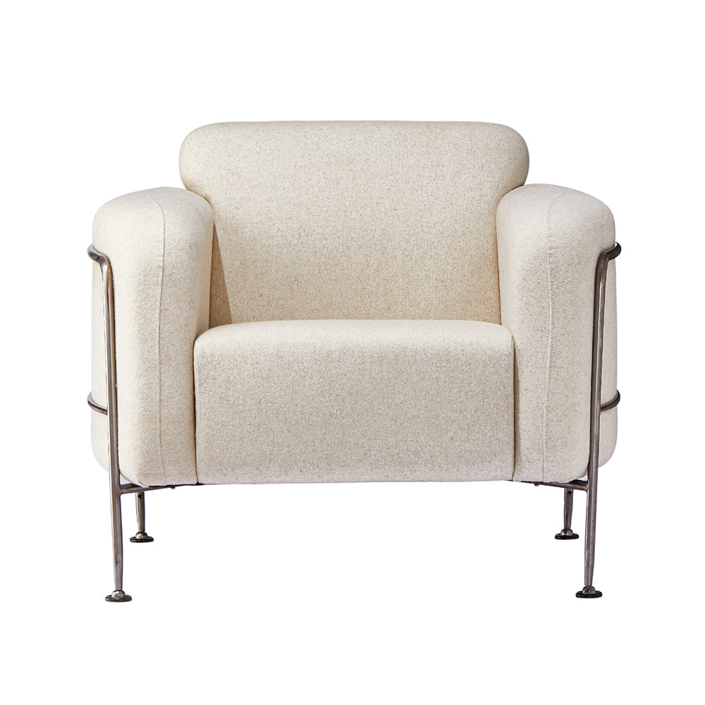 Holland Greige Club Chair