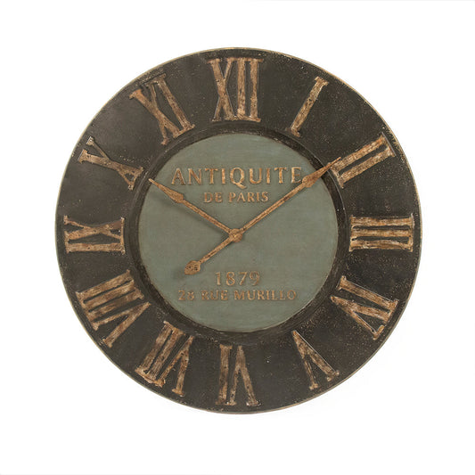 Wooden Frame Iron Clock