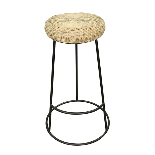 Rattan Metal Stool