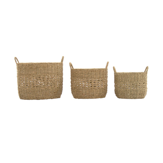 Woven Metal Basket (Set of 3)